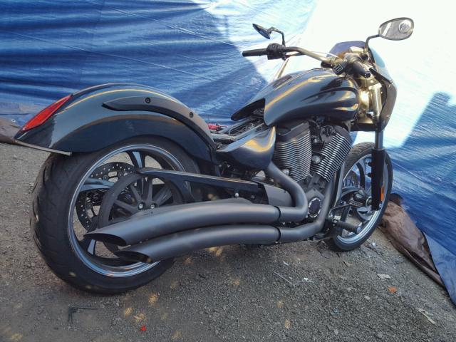 5VPGA36N7C3010738 - 2012 VICTORY MOTORCYCLES VEGAS 8-BA BLACK photo 4
