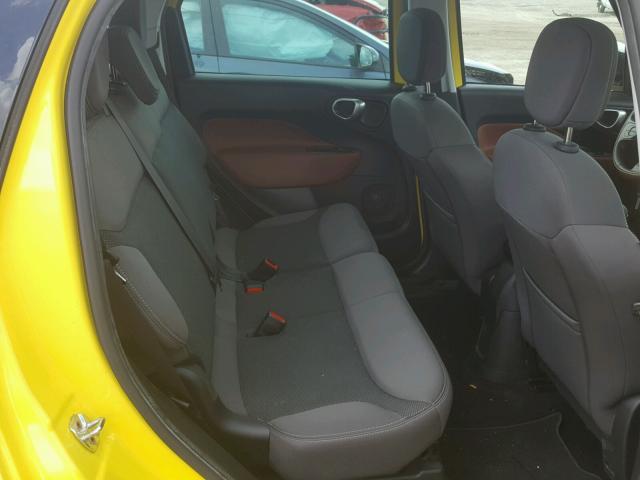 ZFBCFADH4EZ023479 - 2014 FIAT 500L TREKK YELLOW photo 6