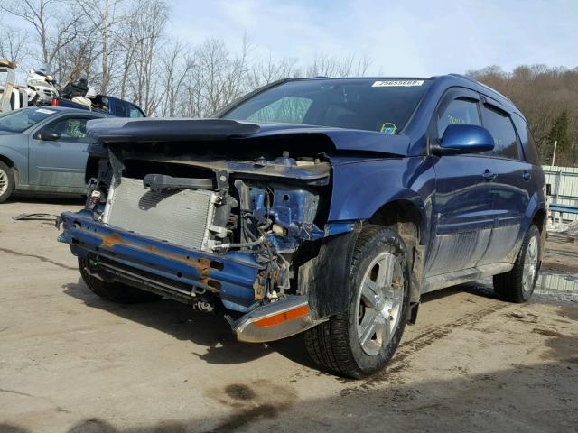 2CNDL43F586314693 - 2008 CHEVROLET EQUINOX LT BLUE photo 2