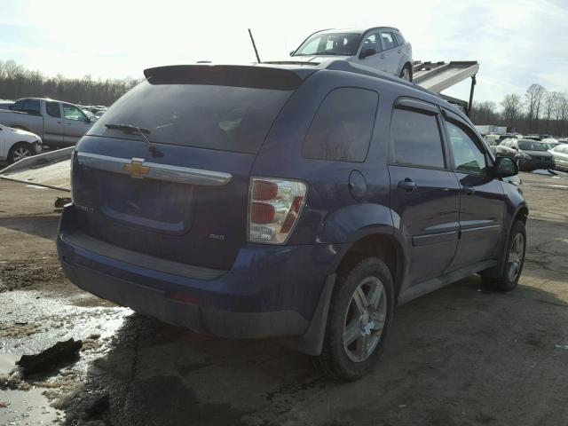 2CNDL43F586314693 - 2008 CHEVROLET EQUINOX LT BLUE photo 4