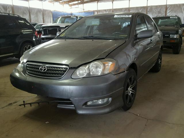 1NXBR32E76Z658033 - 2006 TOYOTA COROLLA CE SILVER photo 2