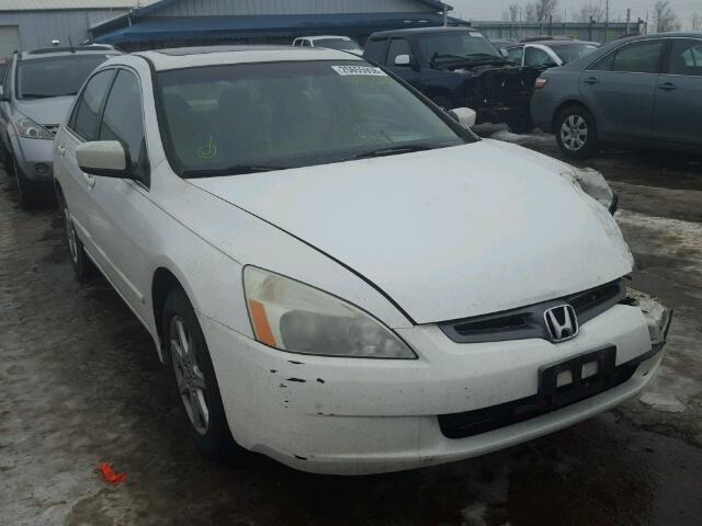 1HGCM66523A004767 - 2003 HONDA ACCORD EX WHITE photo 1