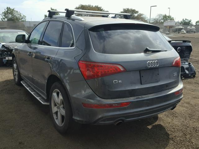 WA1DKAFP4CA133732 - 2012 AUDI Q5 PREMIUM GRAY photo 3