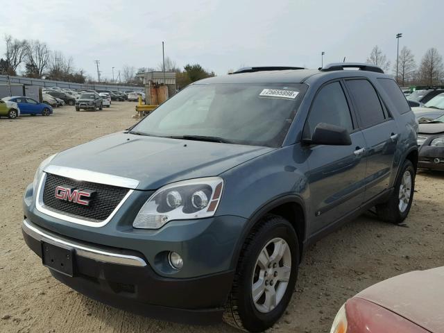 1GKER13D69J194612 - 2009 GMC ACADIA SLE GREEN photo 2