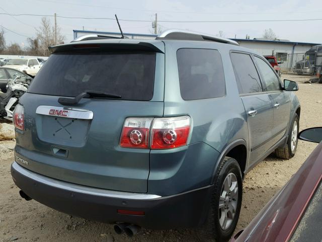 1GKER13D69J194612 - 2009 GMC ACADIA SLE GREEN photo 4