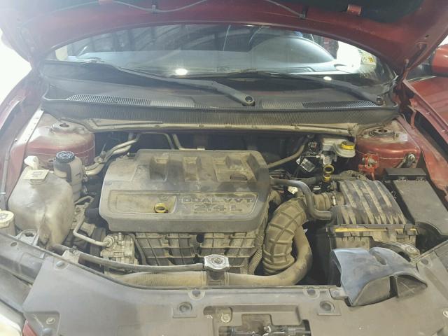 1C3LC56B29N527990 - 2009 CHRYSLER SEBRING TO RED photo 7