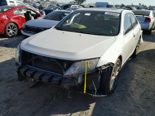 3FAHP0JA3AR150438 - 2010 FORD FUSION SEL WHITE photo 2