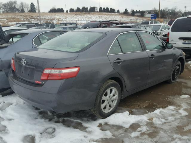 4T4BE46K19R125493 - 2009 TOYOTA CAMRY BASE CHARCOAL photo 4