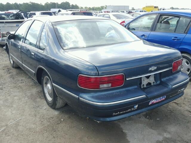 1G1BL52W5TR160222 - 1996 CHEVROLET CAPRICE CL BLUE photo 3