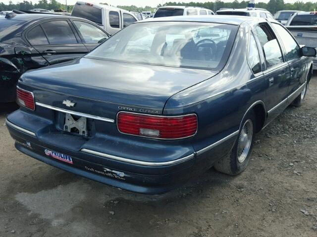 1G1BL52W5TR160222 - 1996 CHEVROLET CAPRICE CL 蓝色 照片 4
