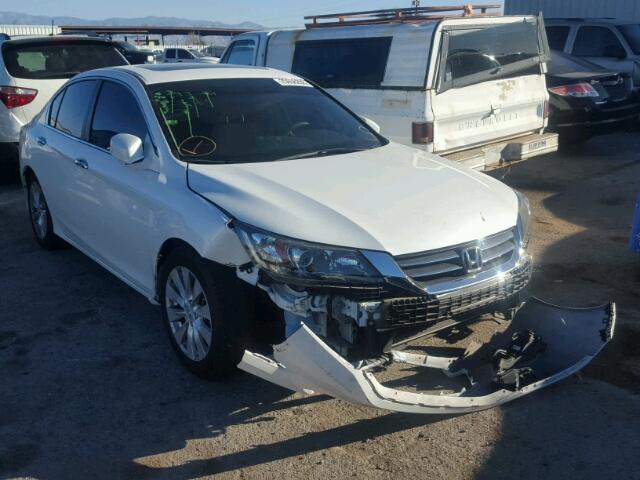 1HGCR2F73EA271494 - 2014 HONDA ACCORD EX WHITE photo 1