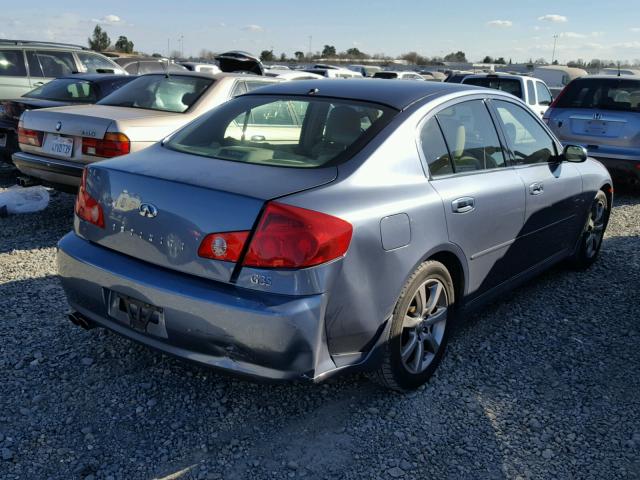 JNKCV51E56M510320 - 2006 INFINITI G35 GRAY photo 4