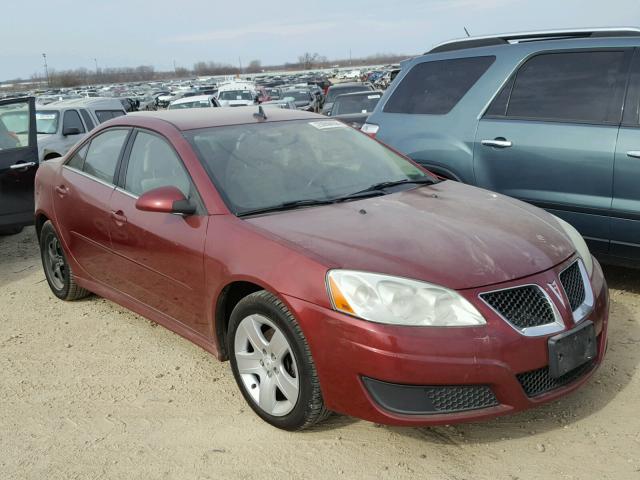 1G2ZA5E01A4146982 - 2010 PONTIAC G6 BURGUNDY photo 1