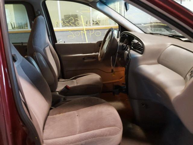 2FMZA5146YBB32995 - 2000 FORD WINDSTAR L RED photo 5