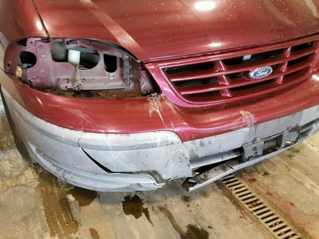 2FMZA5146YBB32995 - 2000 FORD WINDSTAR L RED photo 9