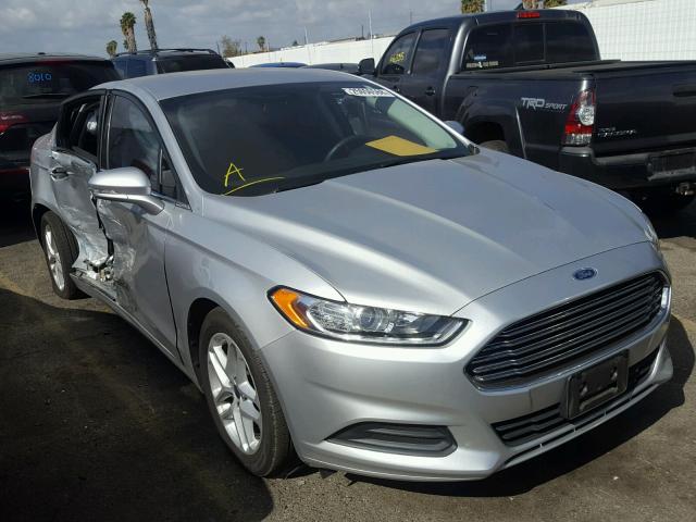 3FA6P0H70GR259384 - 2016 FORD FUSION SE SILVER photo 1