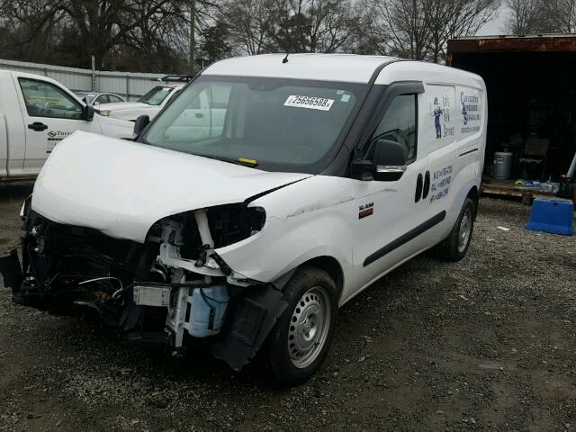 ZFBERFAT3F6A82485 - 2015 RAM PROMASTER WHITE photo 2