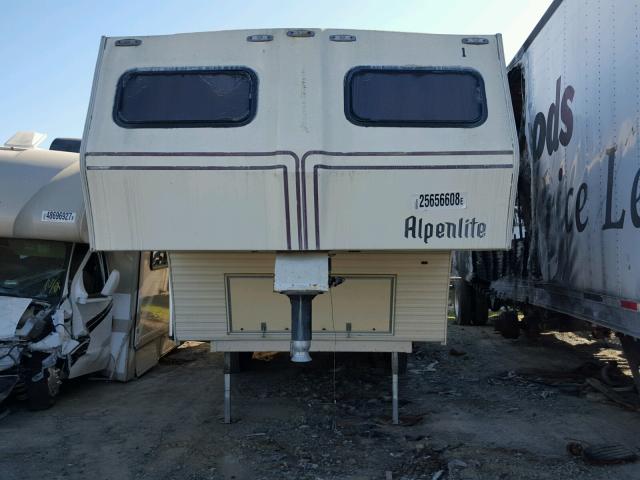 1W53ATN28GY005520 - 1986 ALPE 5TH WHEEL CREAM photo 2