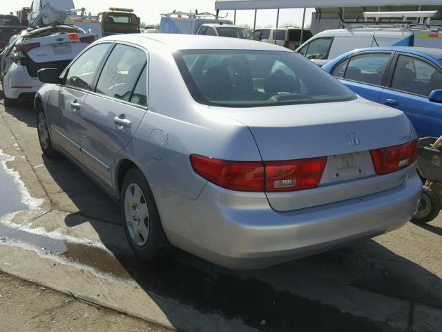 1HGCM56465A165661 - 2005 HONDA ACCORD LX SILVER photo 3