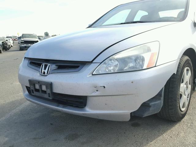 1HGCM56465A165661 - 2005 HONDA ACCORD LX SILVER photo 9