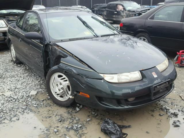 1G8ZR1273YZ134712 - 2000 SATURN SC2 GREEN photo 1