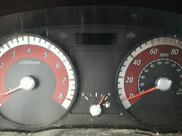KNADH4A38A6612257 - 2010 KIA RIO LX Մոխրագույն լուսանկար 8