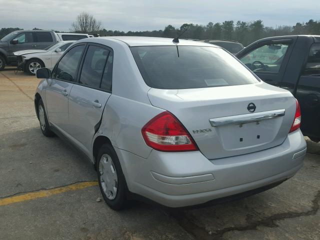 3N1BC1AP5AL374659 - 2010 NISSAN VERSA S SILVER photo 3