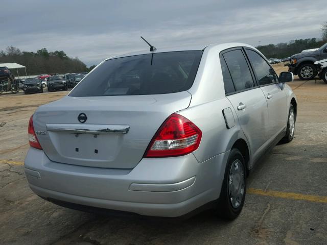 3N1BC1AP5AL374659 - 2010 NISSAN VERSA S SILVER photo 4