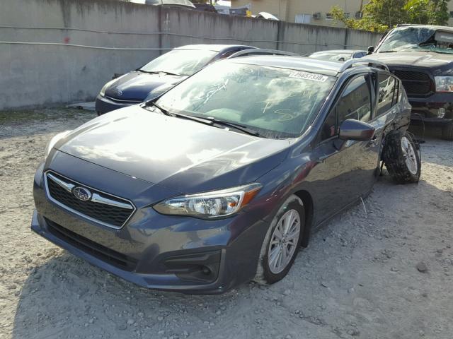 4S3GTAB61H3701847 - 2017 SUBARU IMPREZA PR GRAY photo 2