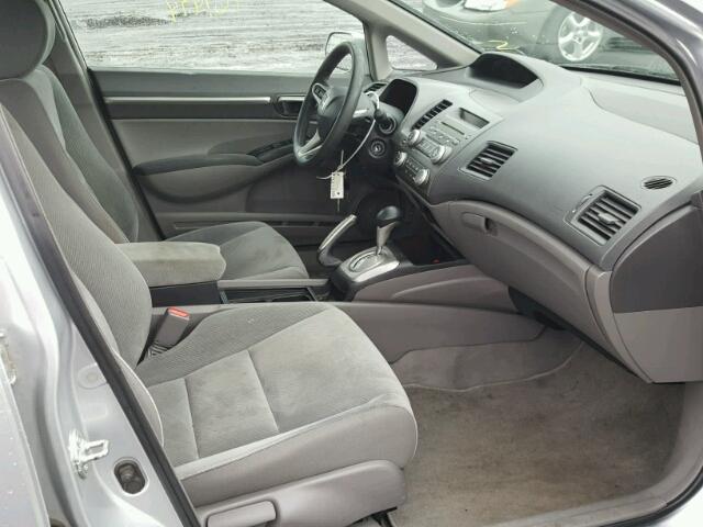 2HGFA16899H328294 - 2009 HONDA CIVIC EX ვერცხლისფერი ფოტო 5