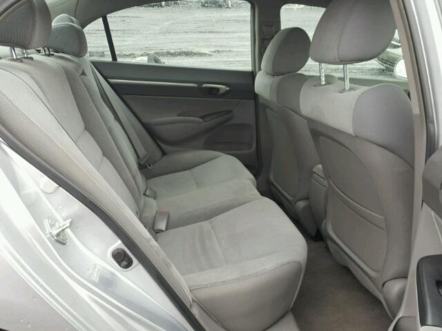 2HGFA16899H328294 - 2009 HONDA CIVIC EX ვერცხლისფერი ფოტო 6
