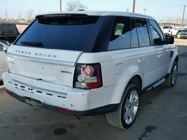 SALSK2D41DA809351 - 2013 LAND ROVER RANGE ROVE WHITE photo 4