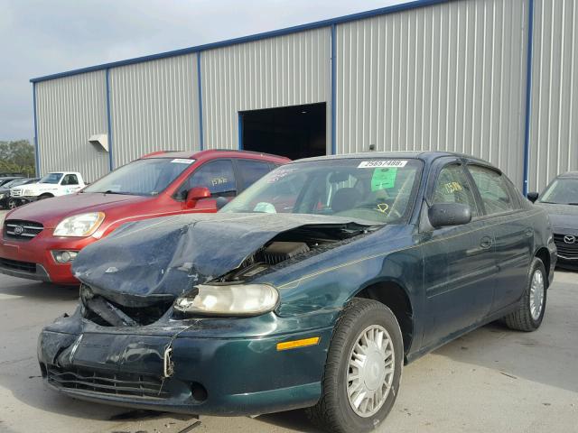 1G1ND52J516245655 - 2001 CHEVROLET MALIBU GREEN photo 2