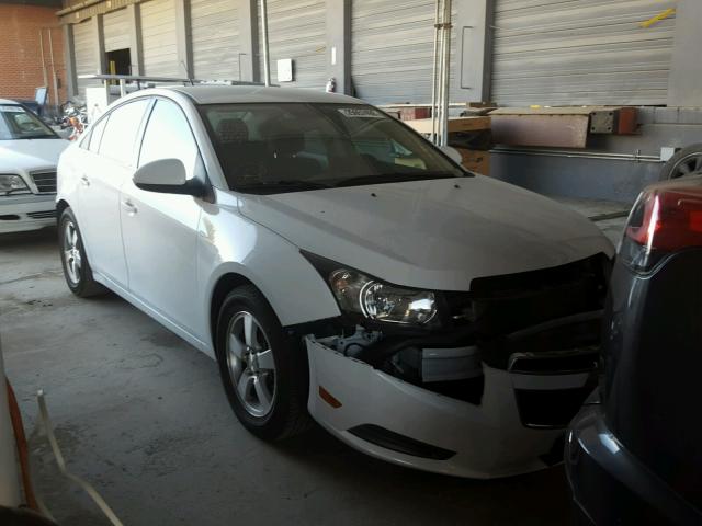 1G1PC5SBXE7176255 - 2014 CHEVROLET CRUZE LT WHITE photo 1