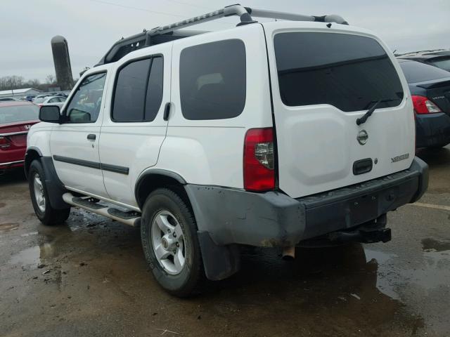 5N1ED28T64C638936 - 2004 NISSAN XTERRA XE WHITE photo 3