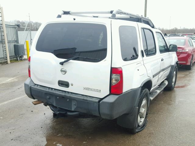 5N1ED28T64C638936 - 2004 NISSAN XTERRA XE WHITE photo 4