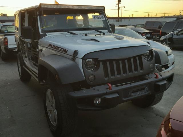 1C4HJWFG8EL173908 - 2014 JEEP WRANGLER U WHITE photo 1