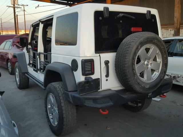 1C4HJWFG8EL173908 - 2014 JEEP WRANGLER U WHITE photo 3