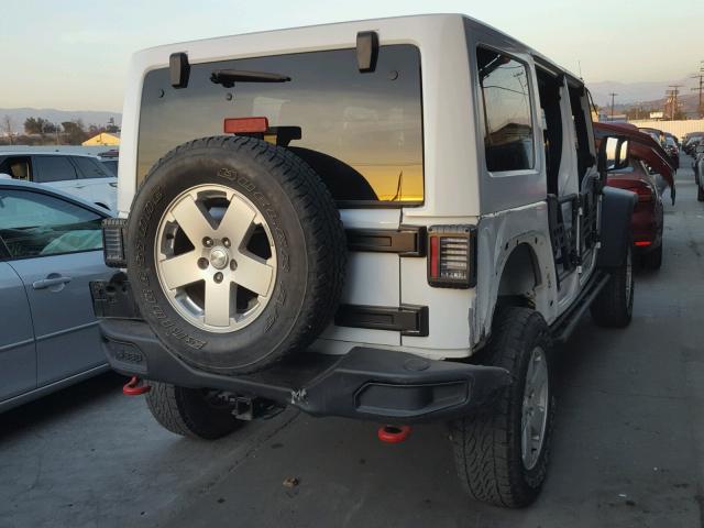 1C4HJWFG8EL173908 - 2014 JEEP WRANGLER U WHITE photo 4