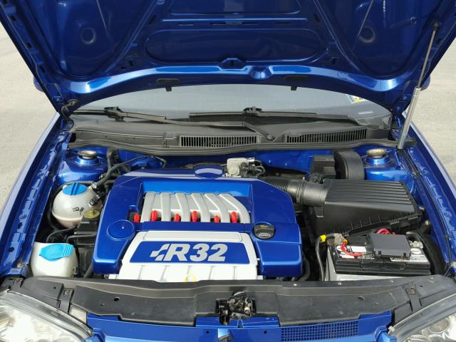 WVWKG61J94D099916 - 2004 VOLKSWAGEN R32 BLUE photo 7