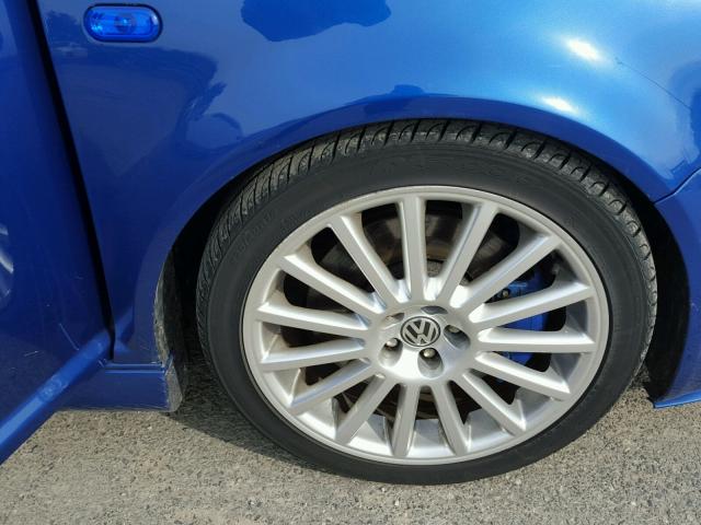 WVWKG61J94D099916 - 2004 VOLKSWAGEN R32 BLUE photo 9