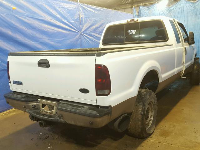 1FTSX21P57EA77701 - 2007 FORD F250 SUPER WHITE photo 4