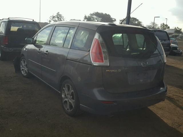 JM1CR29L990354043 - 2009 MAZDA 5 GRAY photo 3