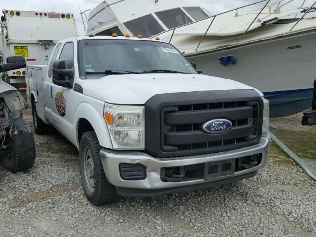 1FD8X3E66BEA20672 - 2011 FORD F350 SUPER WHITE photo 1