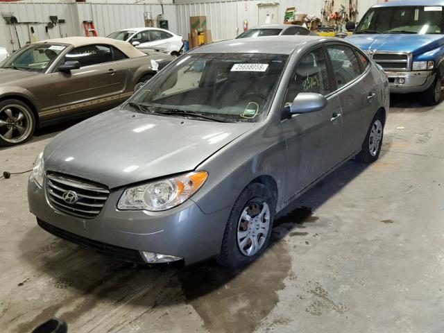 KMHDU4AD2AU180232 - 2010 HYUNDAI ELANTRA BL GRAY photo 2