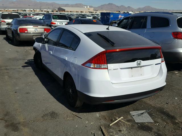 JHMZE2H74AS021668 - 2000 HONDA INSIGHT WHITE photo 3