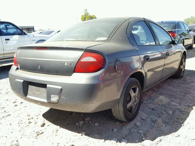 1B3ES26C94D624599 - 2004 DODGE NEON BASE GRAY photo 4