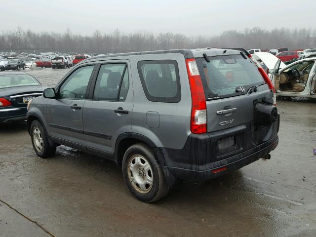 SHSRD78596U419343 - 2006 HONDA CR-V LX GRAY photo 3