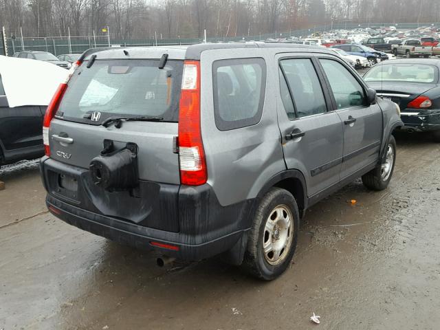 SHSRD78596U419343 - 2006 HONDA CR-V LX GRAY photo 4