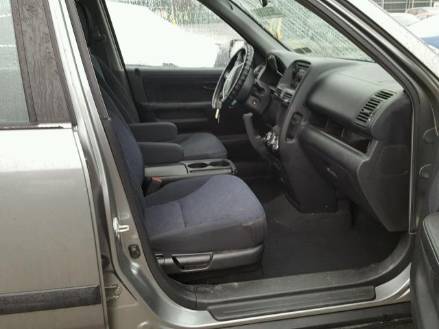 SHSRD78596U419343 - 2006 HONDA CR-V LX GRAY photo 5